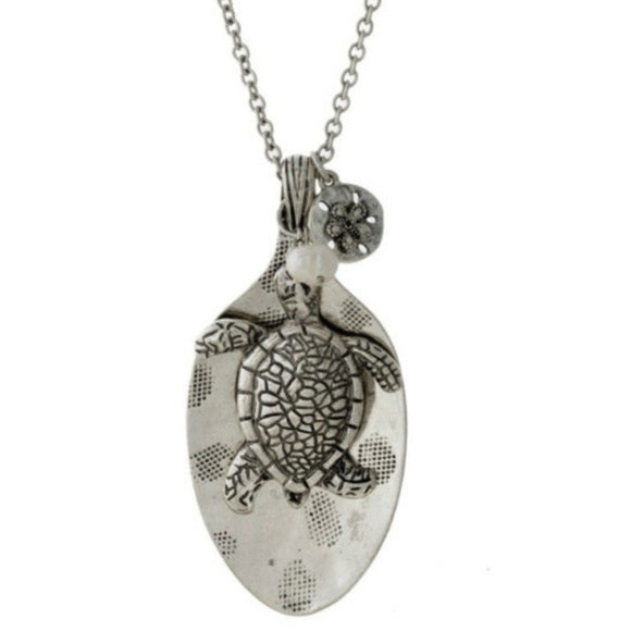 Cinderella's Closet Jewelry - Sea Turtle Spoon Necklace